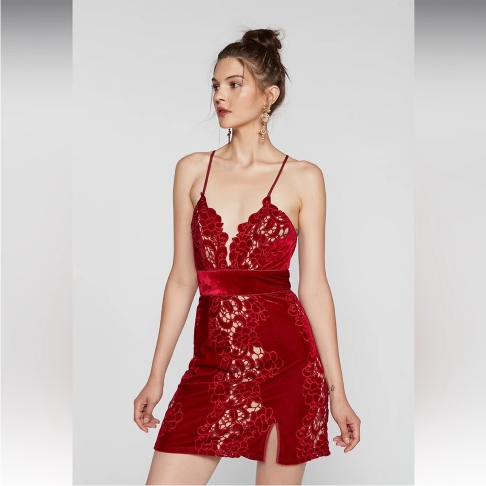 Free People Red Mini Dress